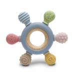 Silicone and Beech Teether RUDDER